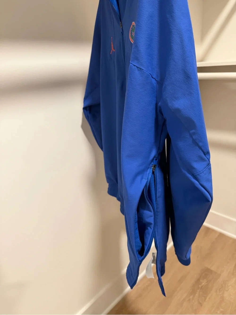 Jordan Royal Blue & Orange Quarter-Zip Pullover